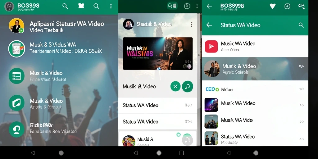 Screenshot utama BOS898 menampilkan antarmuka aplikasi yang menarik dan fungsional.