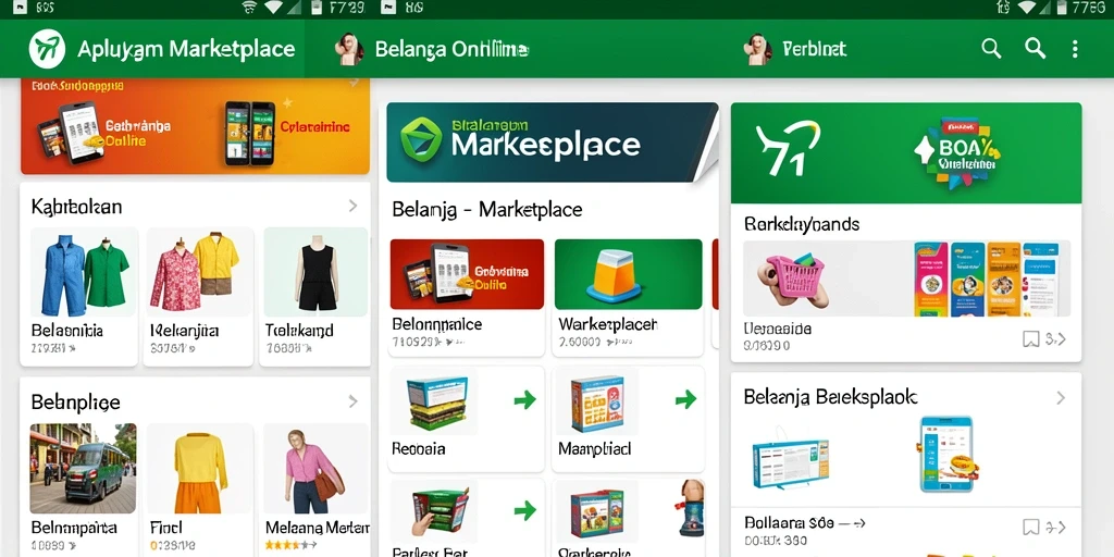 Antarmuka F7F7 yang menarik dan fungsional untuk berbelanja online.