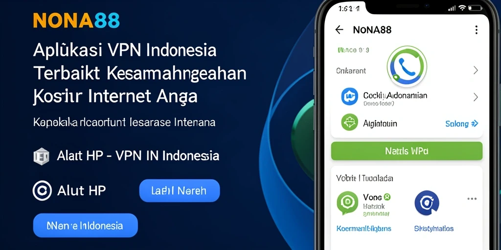 Tampilan antarmuka aplikasi NONA88 yang sederhana dan mudah digunakan.